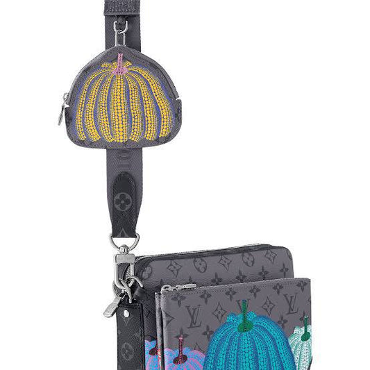 Cuero | X Yk Trio Messenger Monogram Eclipse Canvas