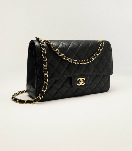 Cuero | Classic Flap Bag In Black