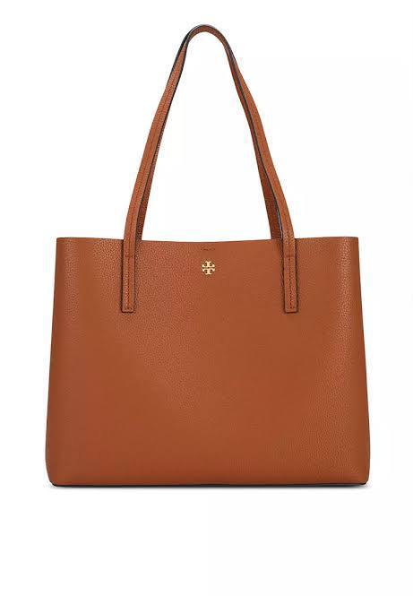 Cuero | Camel Centre Zip Tote Bag