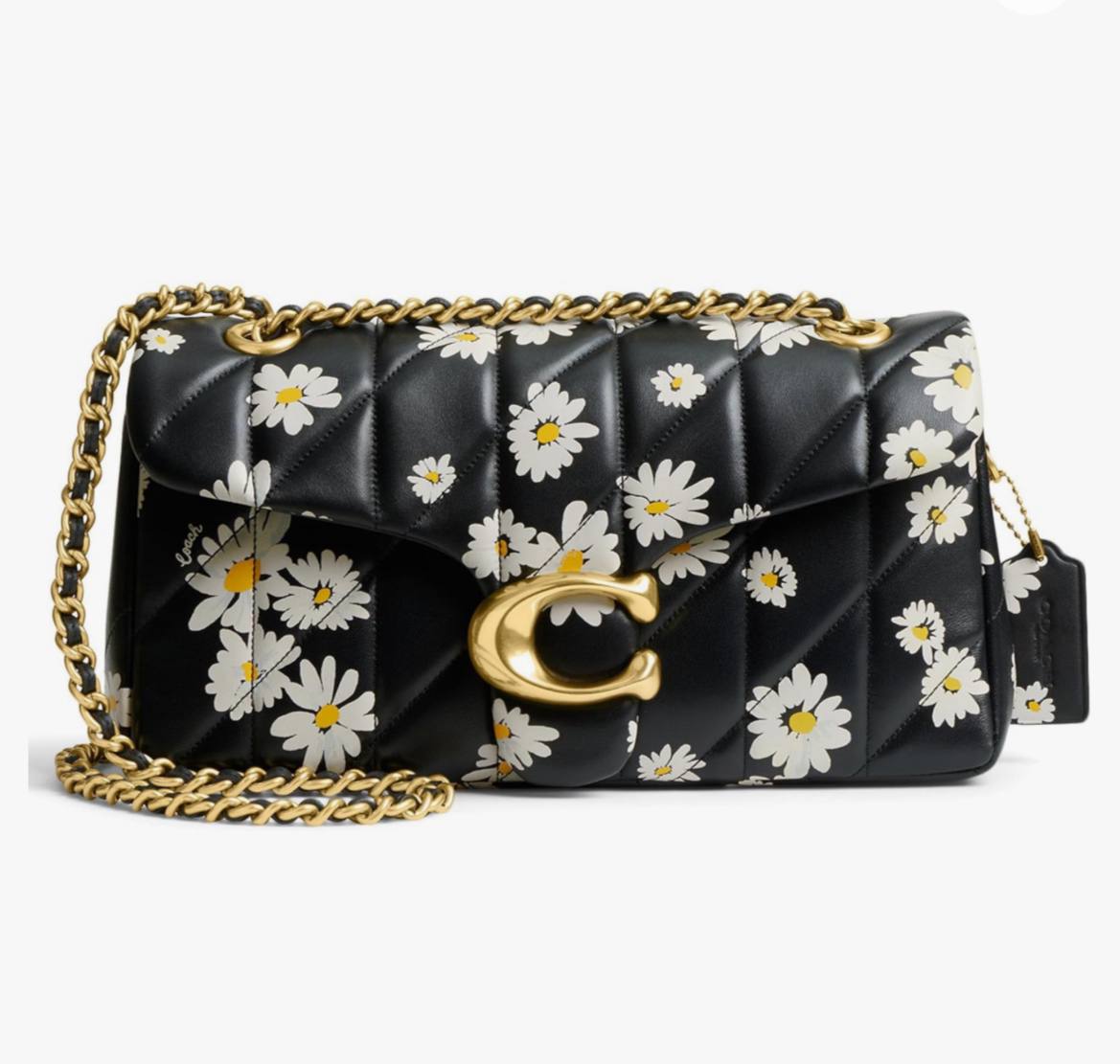 Cuero | Tabby Shoulder Bag 26 With Quilting And Floral Print