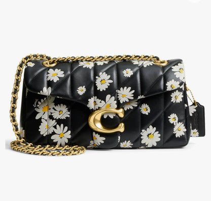 Cuero | Tabby Shoulder Bag 26 With Quilting And Floral Print