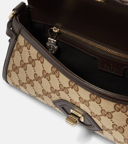 Cuero | Luce Small GG canvas shoulder bag
