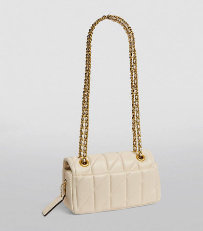 Cuero | Quilted Leather Tabby Shoulder Bag