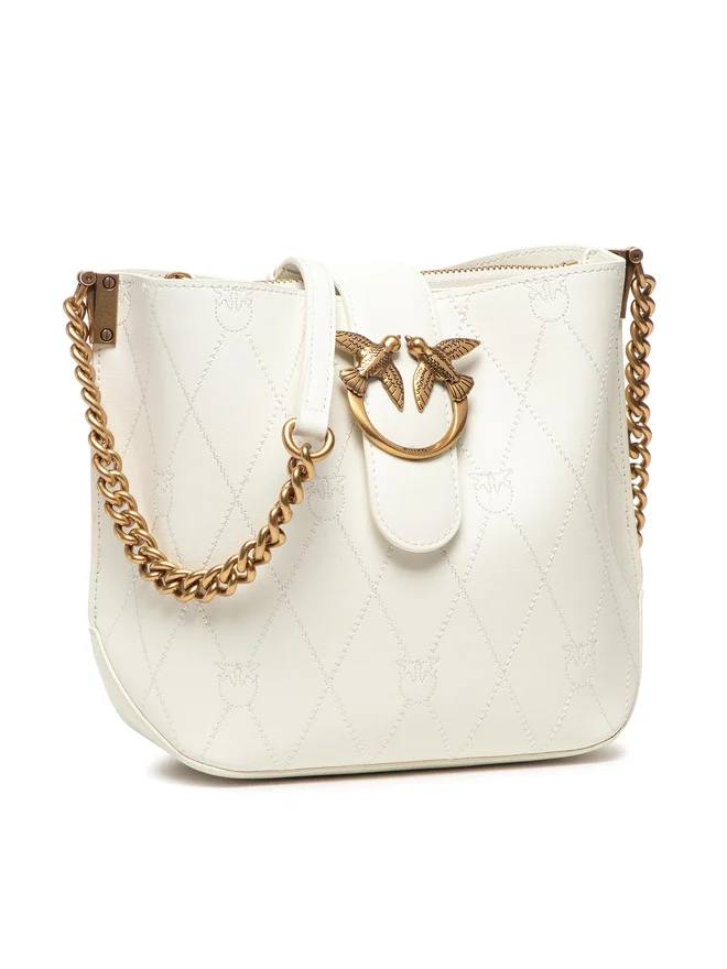 Cuero | Leather bucket bag LOVE BUCKET WAVE LOGO