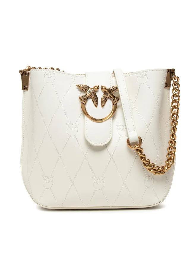Cuero | Leather bucket bag LOVE BUCKET WAVE LOGO