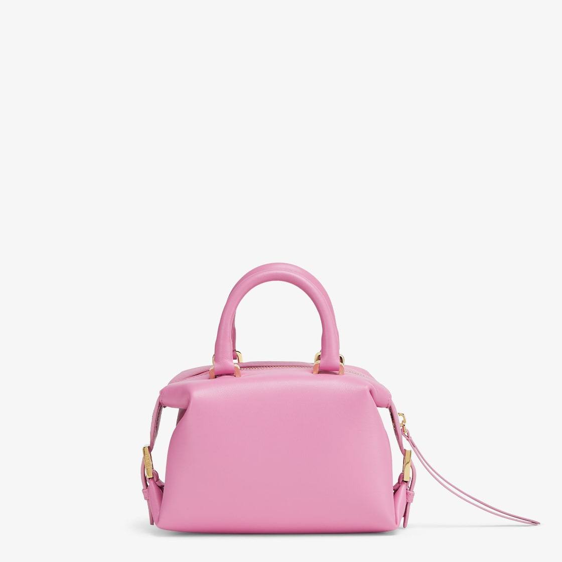 Cuero | Mini FF Cube Bag In Nappa Leather Pink
