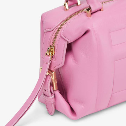 Cuero | Mini FF Cube Bag In Nappa Leather Pink
