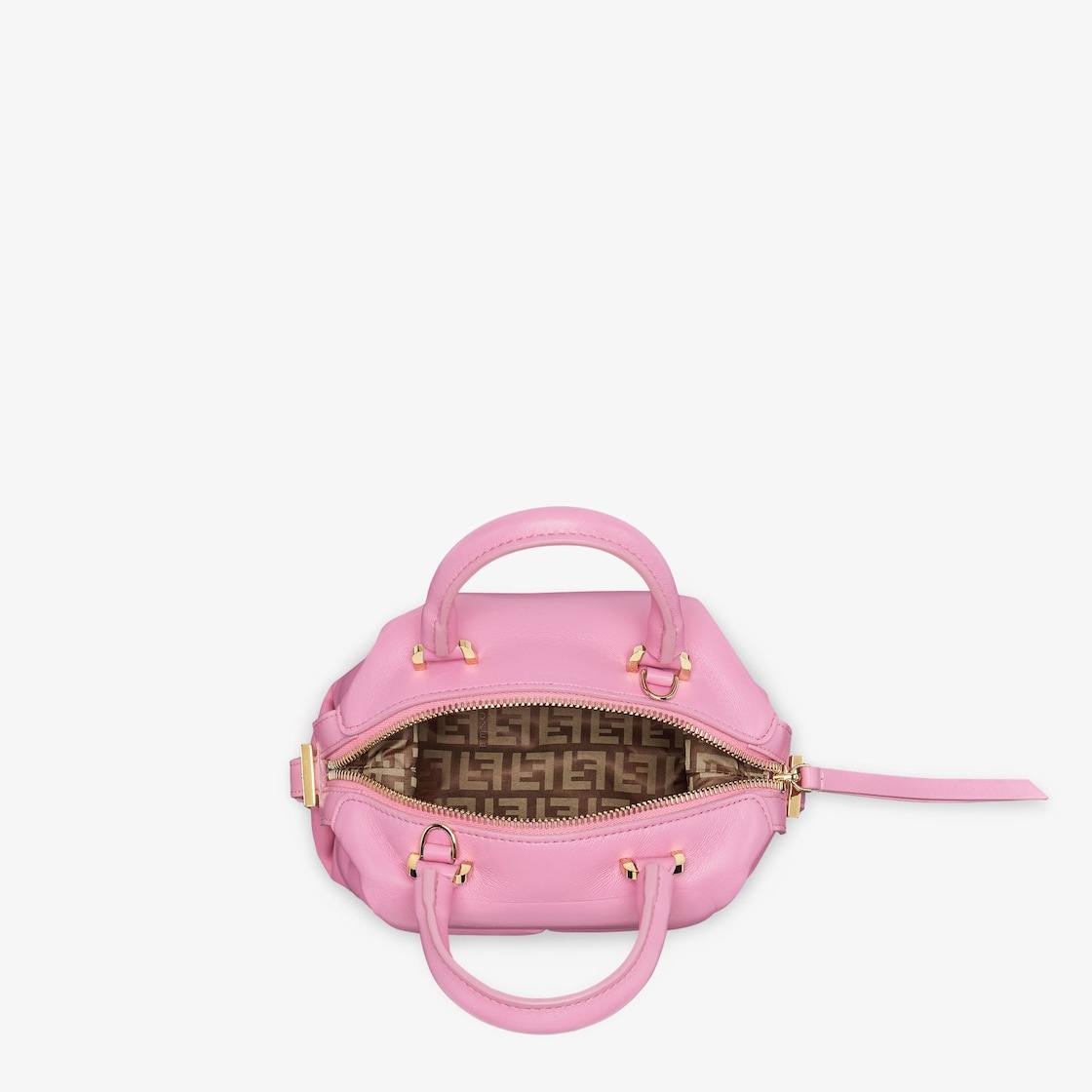 Cuero | Mini FF Cube Bag In Nappa Leather Pink