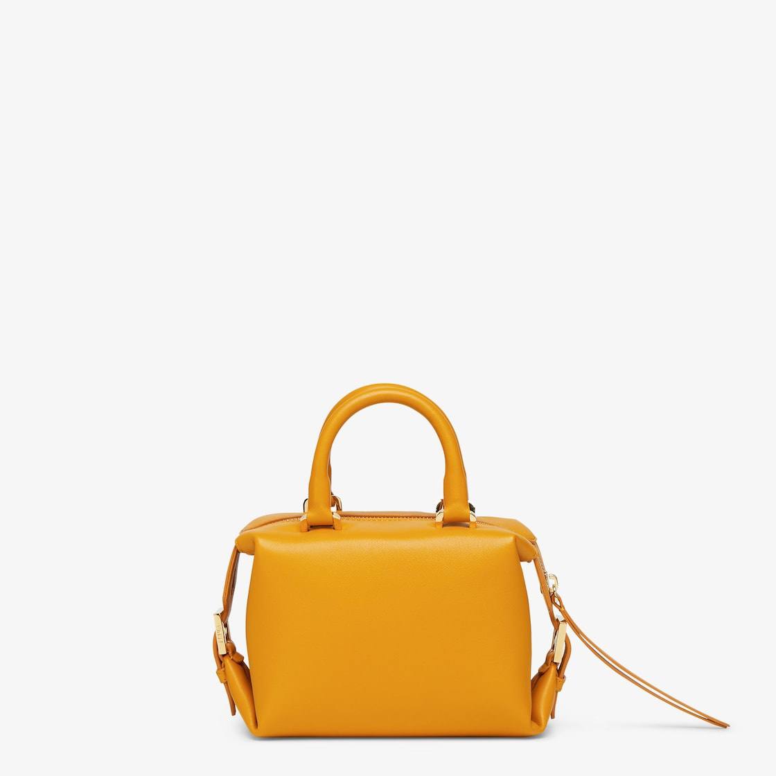 Cuero | Mini FF Cube Bag In Nappa Leather Yellow