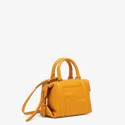 Cuero | Mini FF Cube Bag In Nappa Leather Yellow