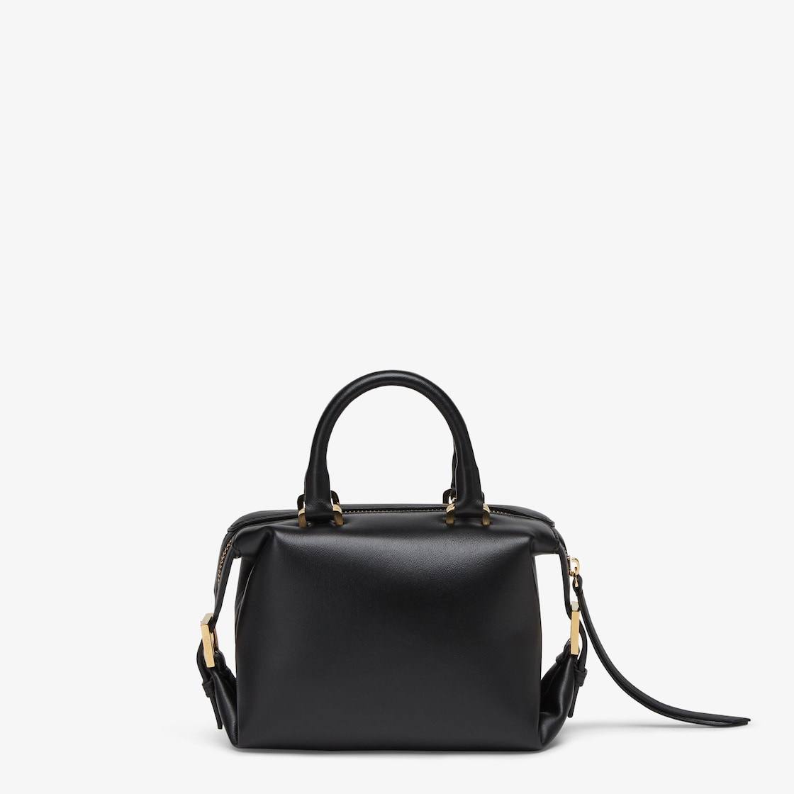 Cuero | Mini FF Cube Bag In Nappa Leather Black