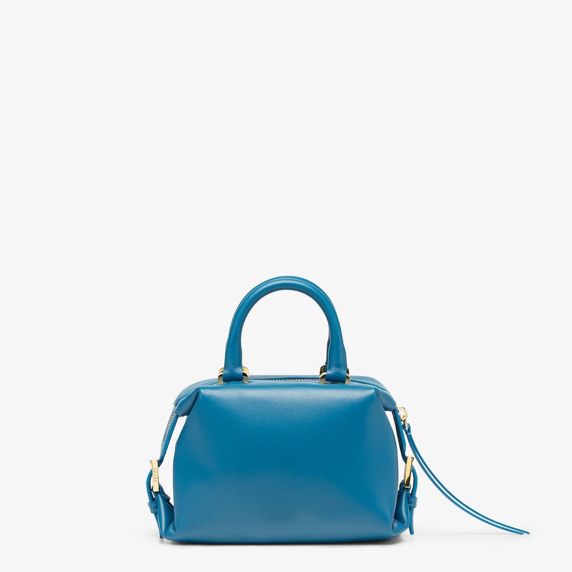Cuero | Mini FF Cube Bag In Nappa Leather Blue