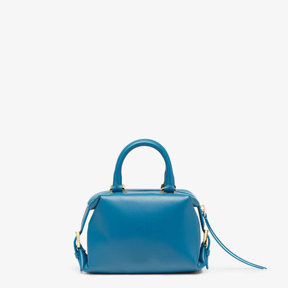 Cuero | Mini FF Cube Bag In Nappa Leather Blue