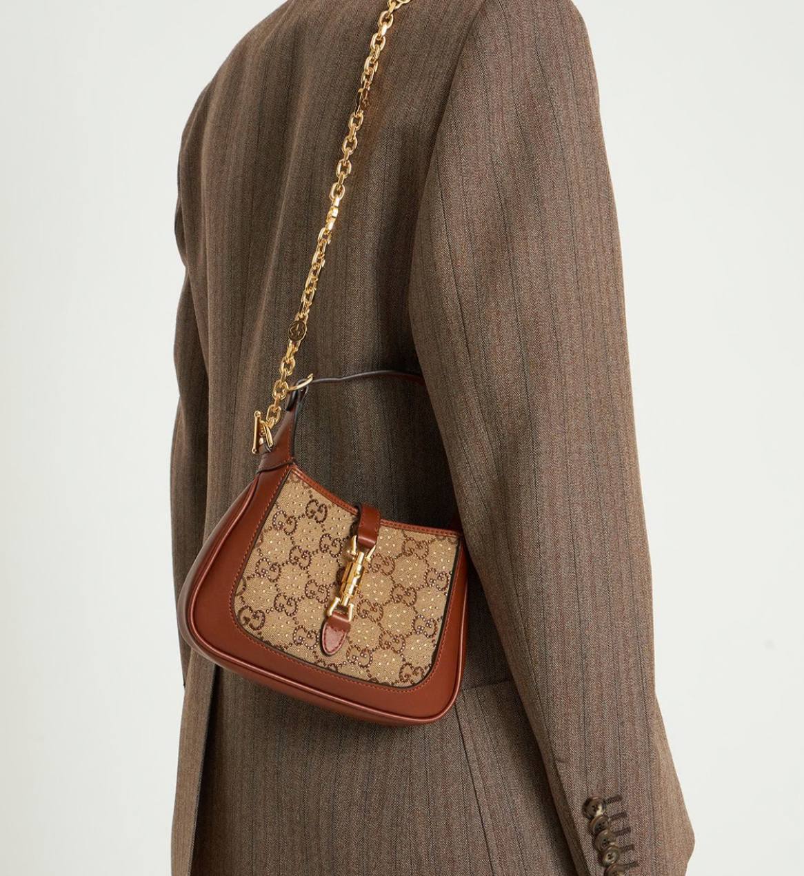 Cuero | Mini Jackie 1961 GG canvas shoulder bag