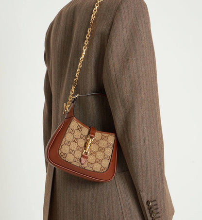 Cuero | Mini Jackie 1961 GG canvas shoulder bag