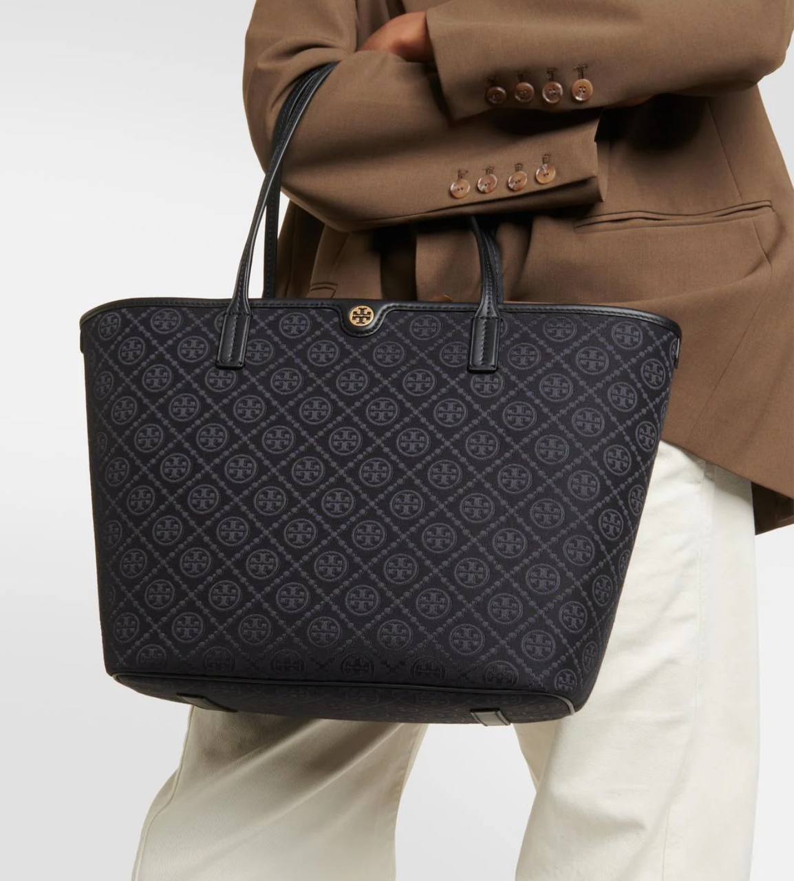 Cuero | Monogram Zip Tote Bag