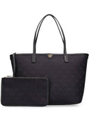 Tory Burch Monogram Zip Tote Bag