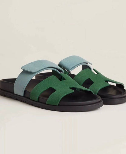 Cuero | Suede Goatskin Chypre Sandals