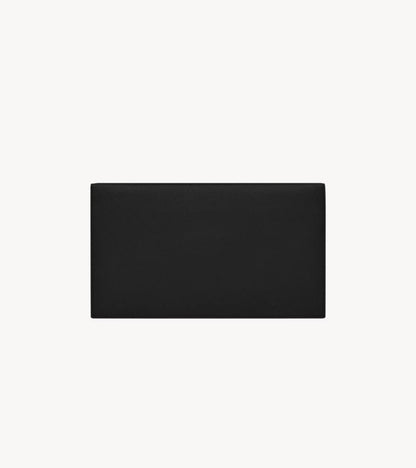 Cuero | UPTOWN POUCH IN GRAIN DE POUDRE LEATHER BLACK