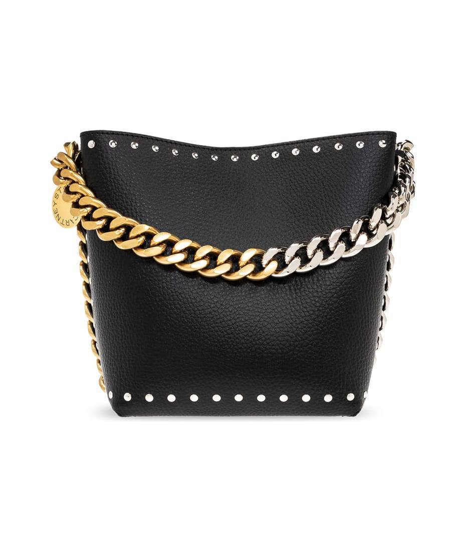 Cuero | Frayme Studded Grainy Alter Mat Bucket Bag