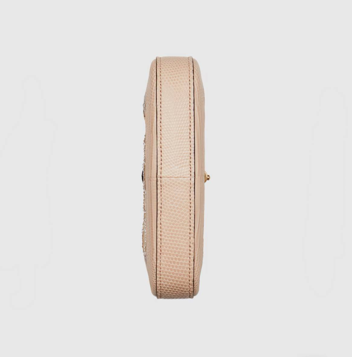 Cuero | JACKIE 1961 MINI CRYSTAL GG LIZARD BAG