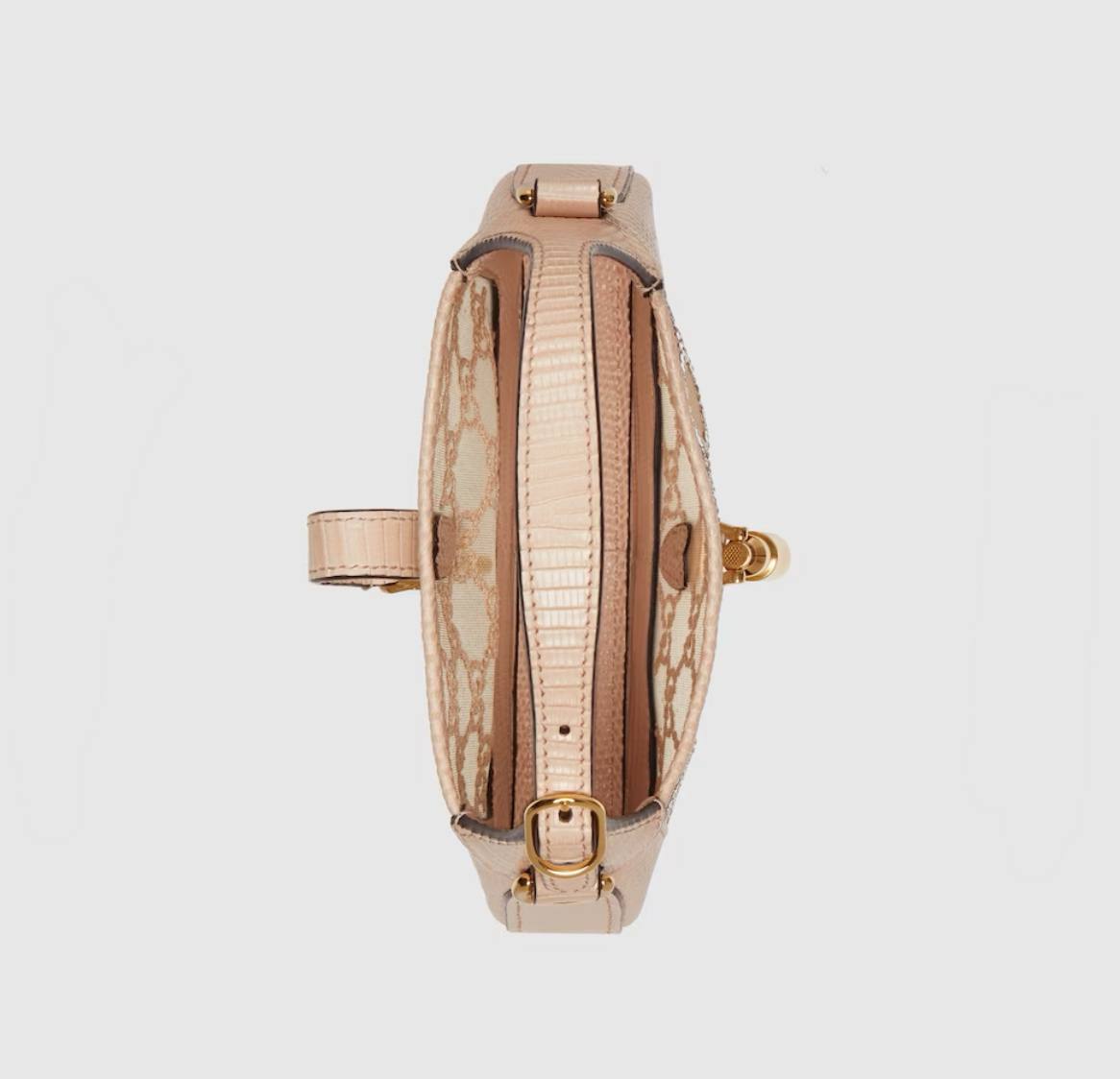 Cuero | JACKIE 1961 MINI CRYSTAL GG LIZARD BAG