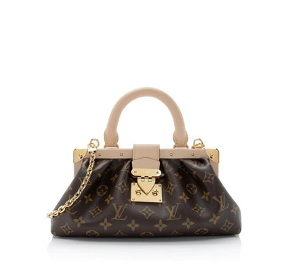 Cuero | MONOGRAM CANVAS CLUTCH