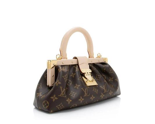 Cuero | MONOGRAM CANVAS CLUTCH