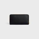 LARGE ZIPPED WALLET CUIR TRIOMPHE IN SMOOTH CALFSKIN