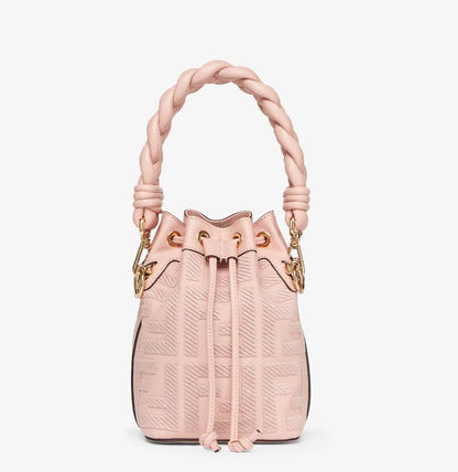 Cuero | Mon Tresor Pink FF canvas mini-bag