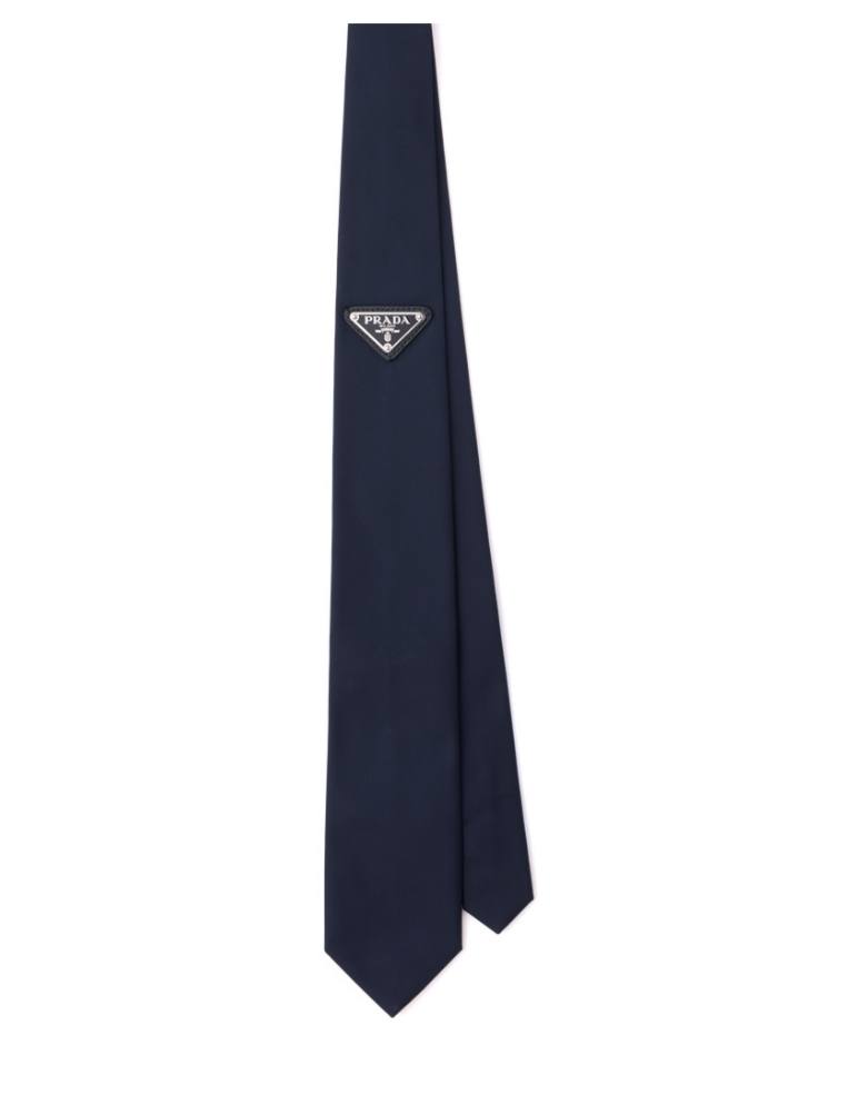 Cuero | Re-Nylon Gabardine Tie Blue