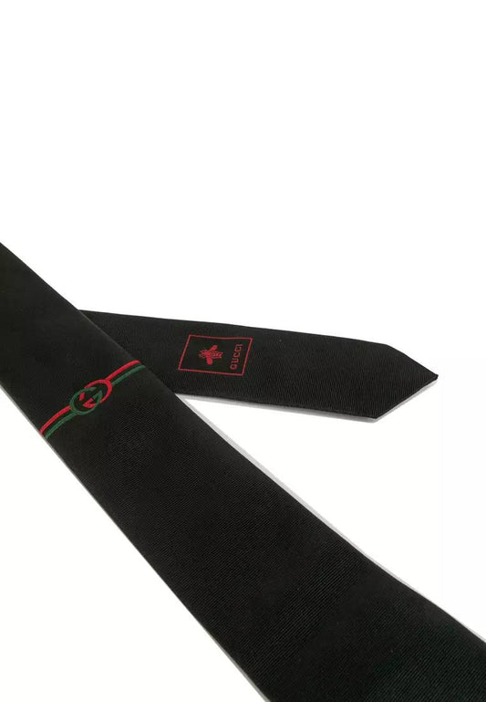 Cuero | Interlocking G Silk Jacquard Tie