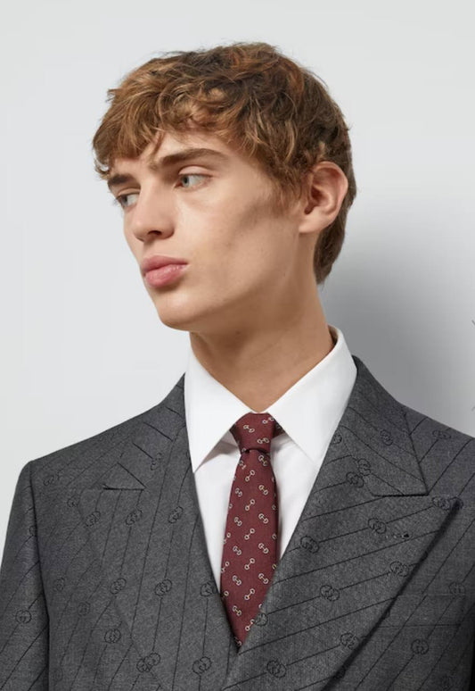 Cuero | HORSEBIT SILK JACQUARD TIE
