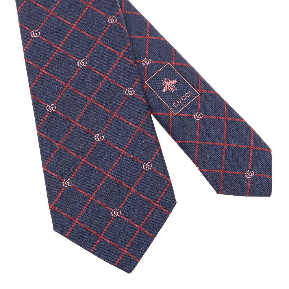 Cuero | Blue Tie With Rhombuses