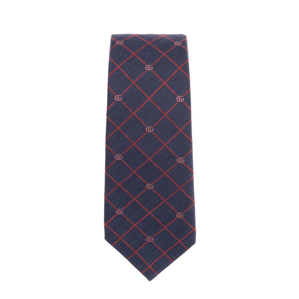 Cuero | Blue Tie With Rhombuses