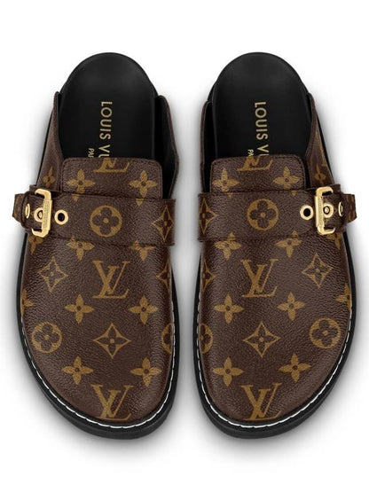Cuero | Cosy Flat Comfort Clog Mule Brown