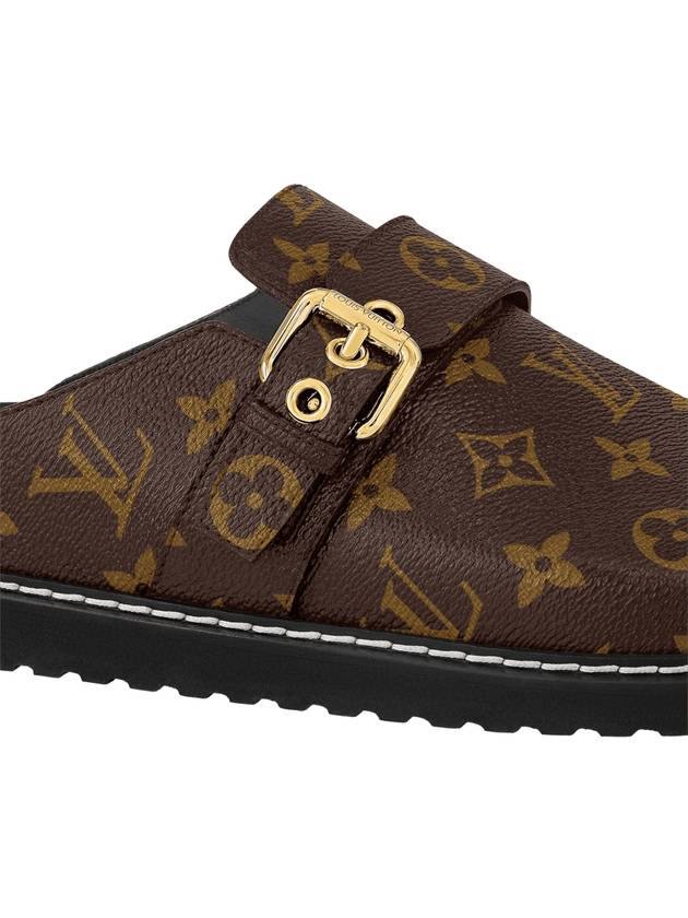 Cuero | Cosy Flat Comfort Clog Mule Brown
