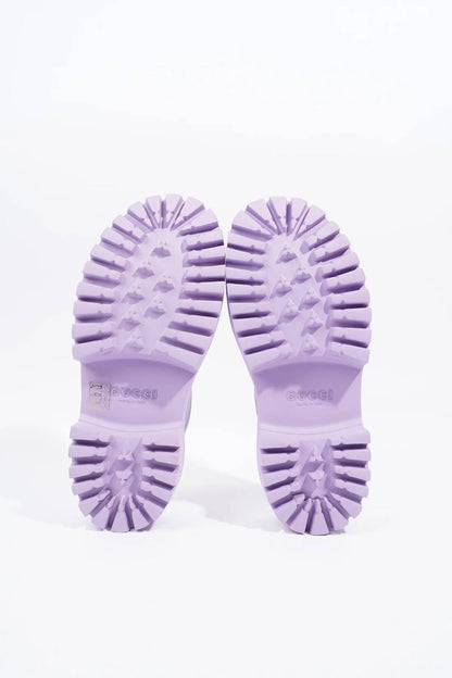 Cuero | Purple Rubber GG Perforated Clogs