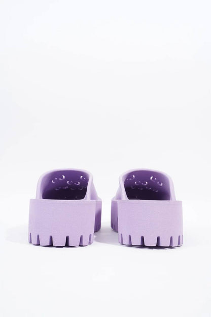 Cuero | Purple Rubber GG Perforated Clogs