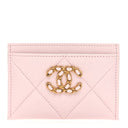 Chanel Quilted Leather 19 Card Holder