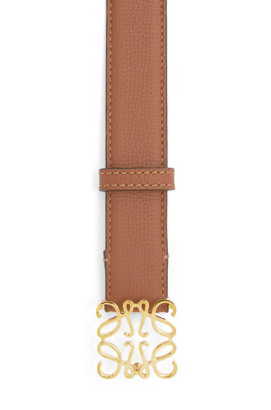 Cuero | Anagram belt in pebble grain calfskin