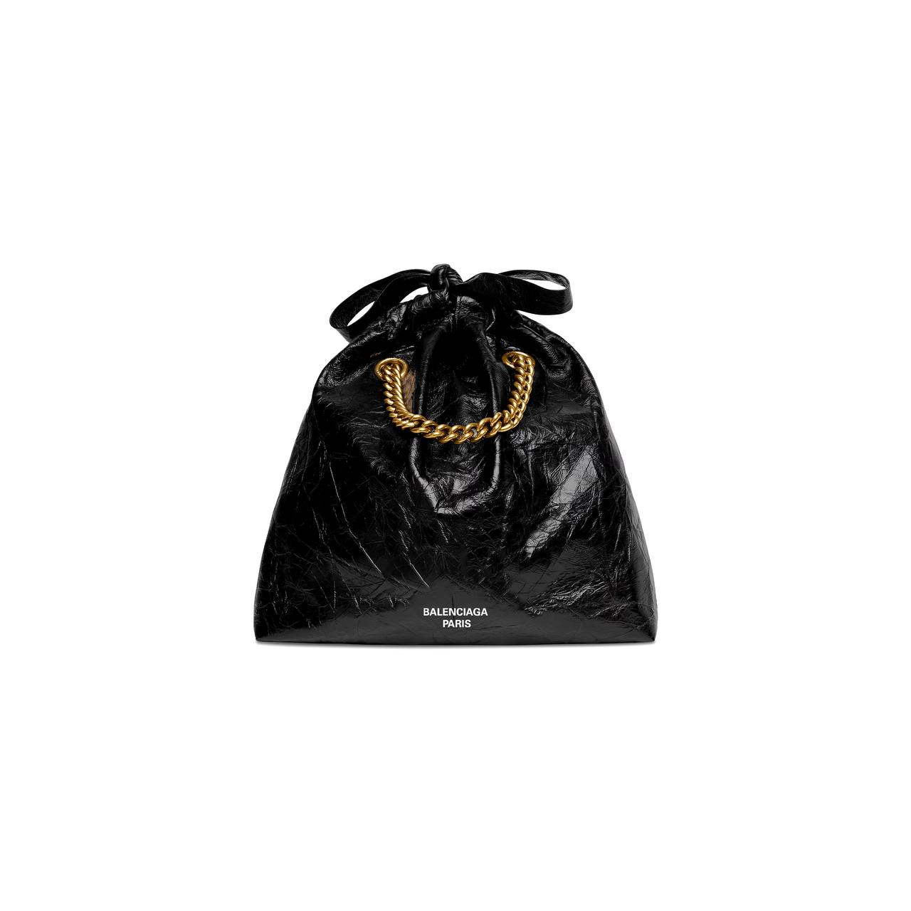 Cuero | WOMEN'S CRUSH SMALL TOTE BAG IN BLACK