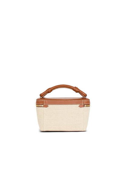 Cuero | -Army Vanity Case in canvas and leather