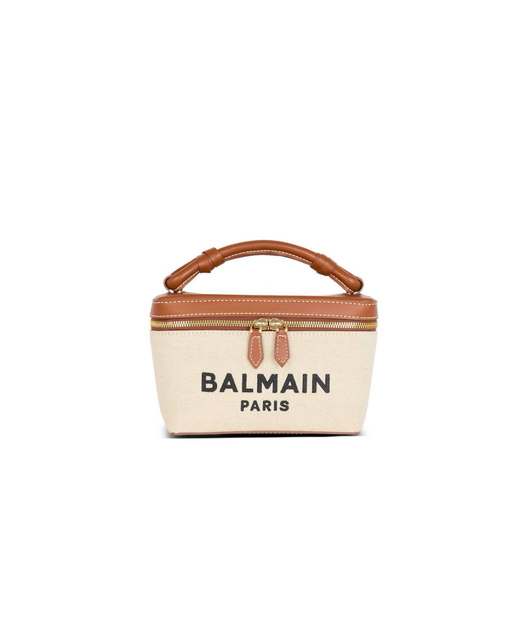 Cuero | -Army Vanity Case in canvas and leather