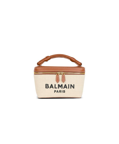 Cuero | -Army Vanity Case in canvas and leather