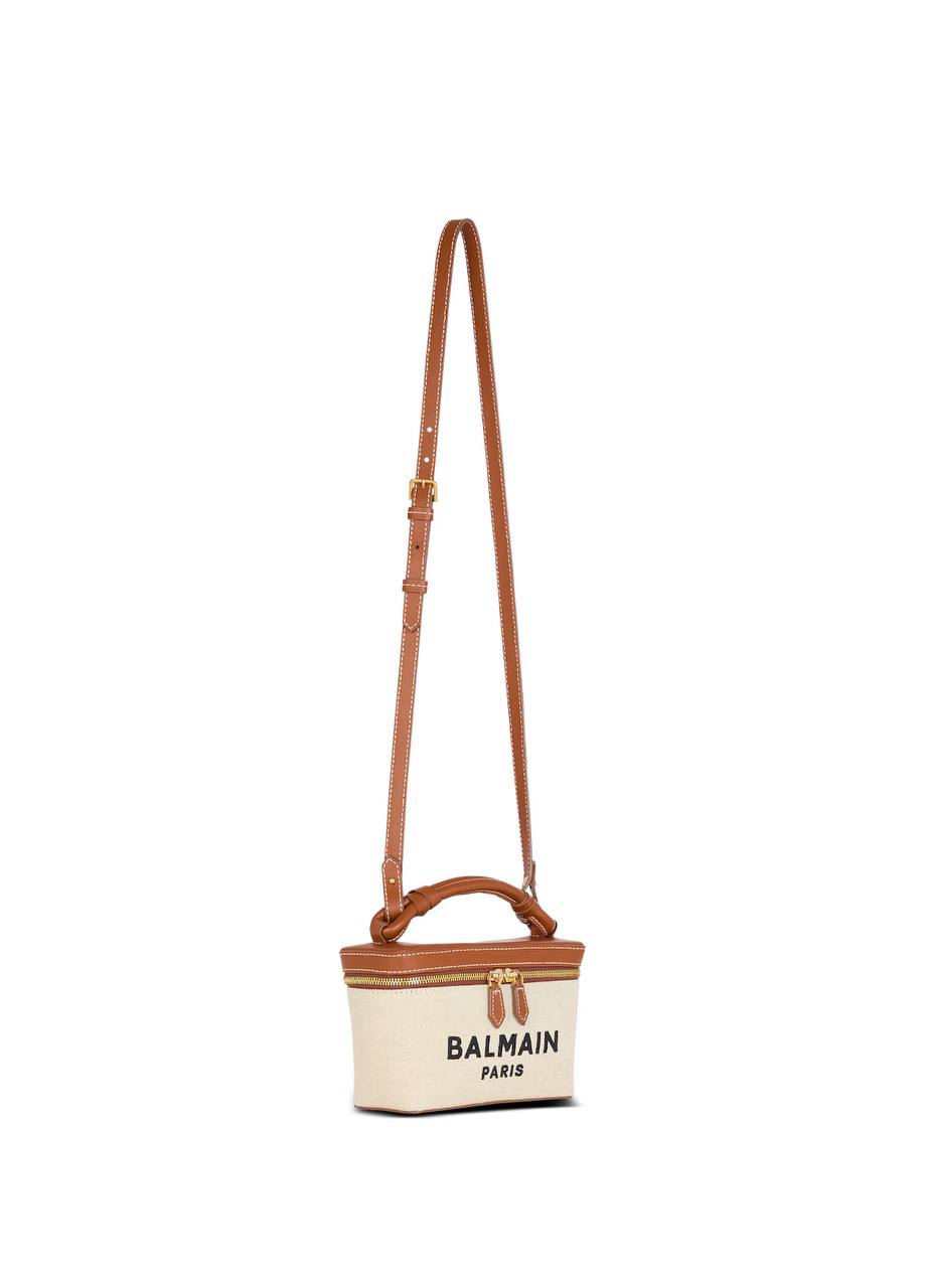 Cuero | -Army Vanity Case in canvas and leather