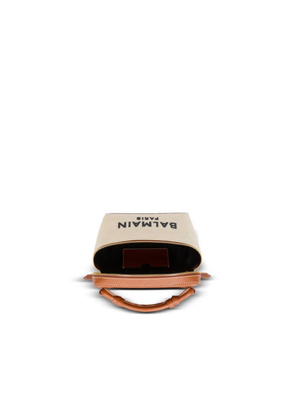 Cuero | -Army Vanity Case in canvas and leather