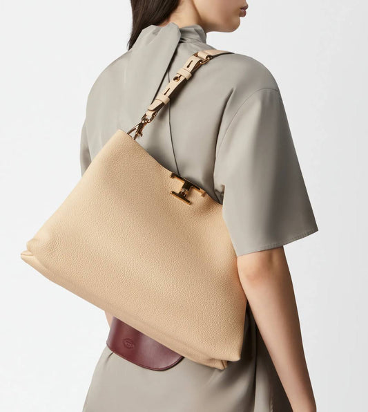 Cuero | Tod’s T Timeless Shoulder Bag in Leather Medium