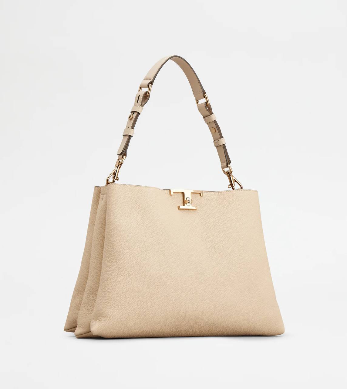 Cuero | Tod’s T Timeless Shoulder Bag in Leather Medium