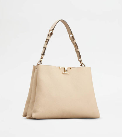 Cuero | Tod’s T Timeless Shoulder Bag in Leather Medium
